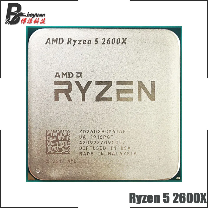 Процессор AMD Ryzen 5 2600X R5 2600X 3,6 ГГц 6 ядерный 12 ниточный процессор 95 Вт Процессор YD260XBCM6IAF Socket AM4|Процессоры|   | АлиЭкспресс