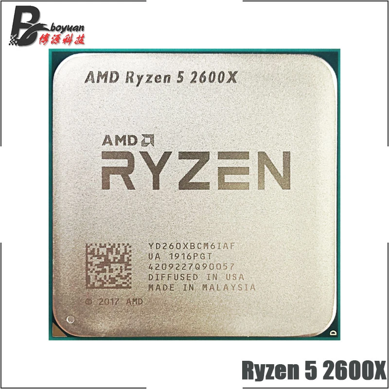 AMD Ryzen 5 2600X R5 2600X 3.6 GHz Six Core Twelve Thread 95W CPU Processor  YD260XBCM6IAF Socket AM4|CPUs| - AliExpress