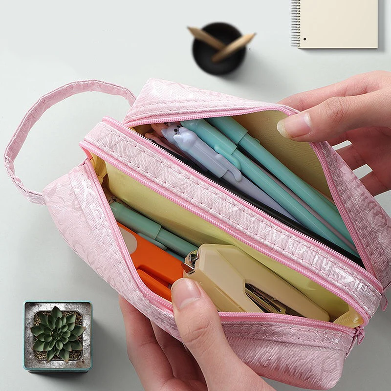 

pencil case cases trousse scolaire estuche piórniki canvas large ferace cartuchera para lapices school kawaii etui kalem kutusu