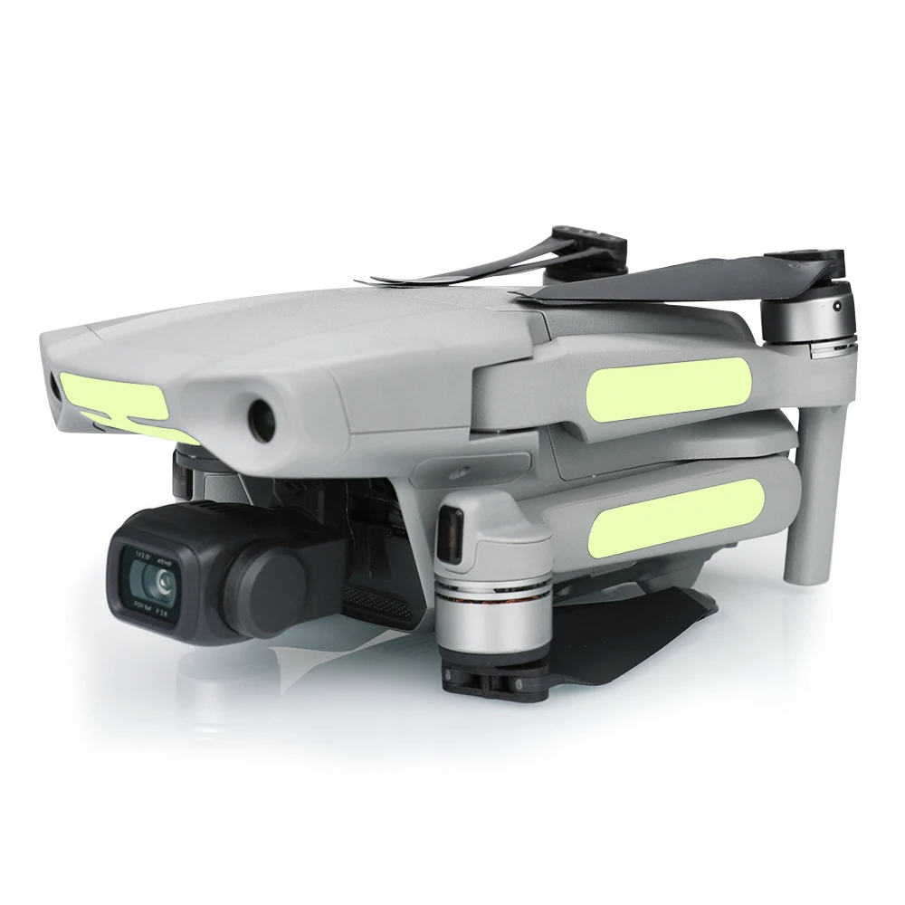 ECSiNG 2pcs Drone Luminous Sticker Fluorescent Skin Decoration Decals Night Flight Compatible with Mavic Air 2/Autel EVO 2/Mavic Pro/Mavic Air 
