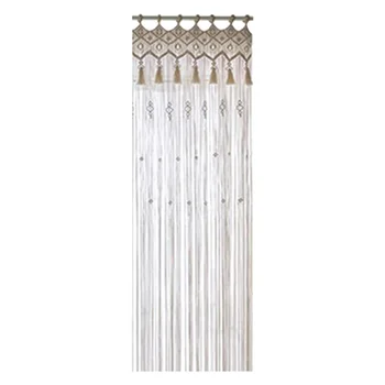 

Party Kitchen Tapestry Wall Hanging Nursery Doorway Weddings Background Door Window Home Decor Macrame Curtain Handmade Woven