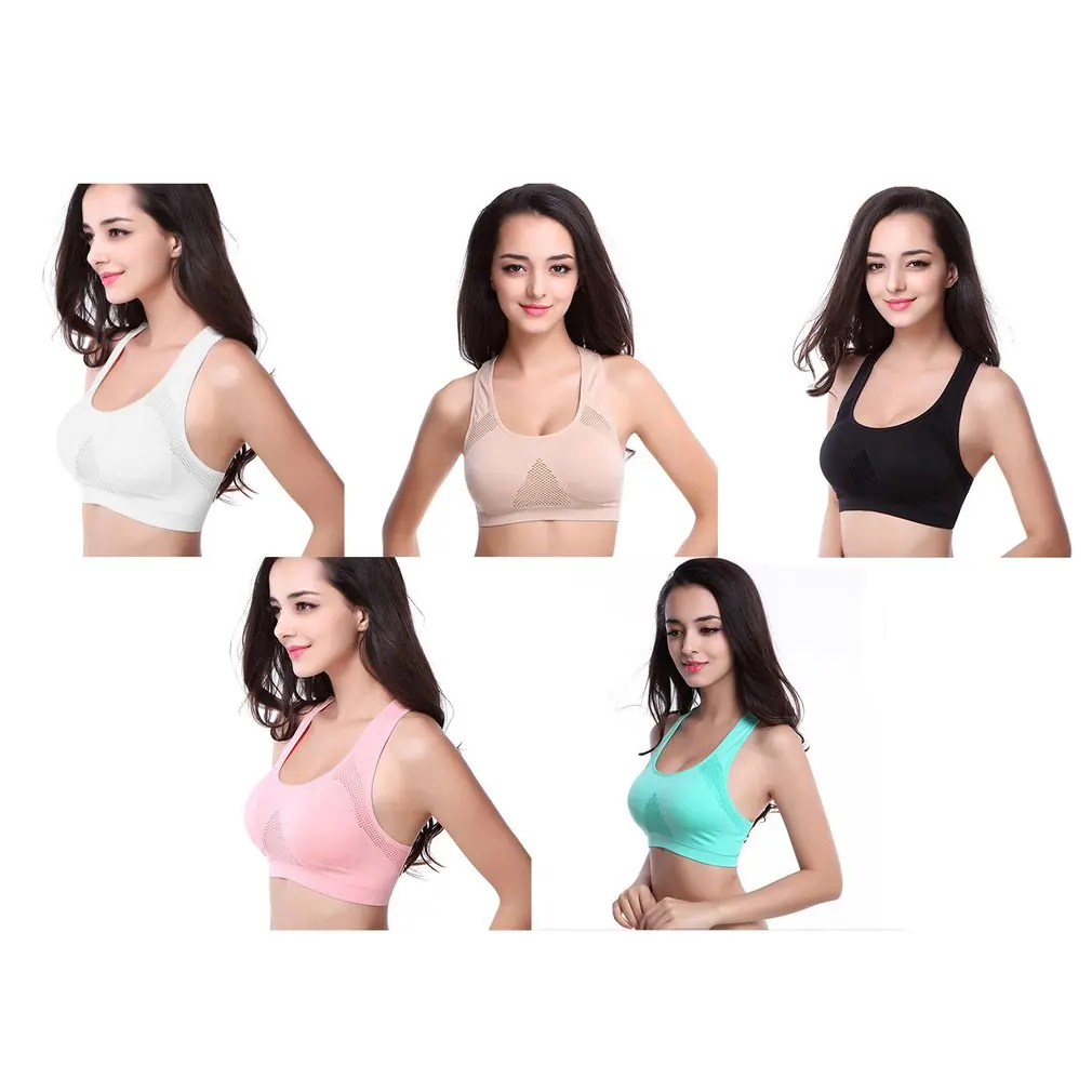 

Women's Push Up Workout Yoga Sports Bra Gym Crop Top Academia Sport Bh Active Wear Fitness Women For Brassiere Female Sportswear