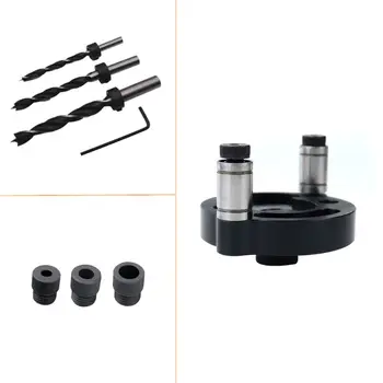 

6/8/10mm Vertical Pocket Hole Jig Self Centering Dowelling Jig Hole Puncher Locator Drill Guide For Woodworking Carpentry Tools