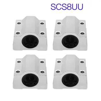 

4Pcs SCS6UU SCS8UU SCS10UU SCS12UU SCS16UU SCS20UU Linear Ball Bearing Block CNC Router 3D Printer Parts