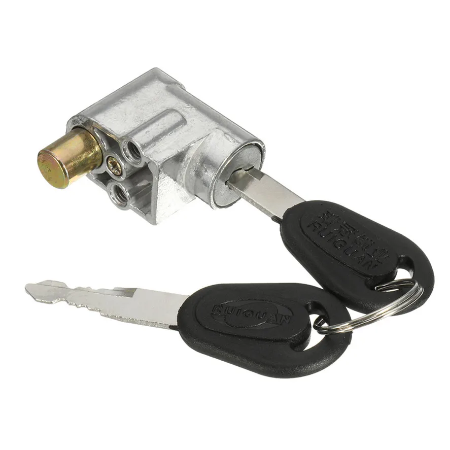 2 Keys Ignition Switch Battery Safety Lock For Motorcycle Electric Bike Scooter