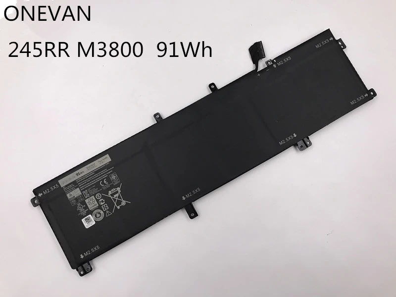 ONEVAN 11,1 В 91wh 245RR Аккумулятор для ноутбука Dell XPS 15 9530 M3800 серии T0TRM H76MV 7D1WJ большой емкости