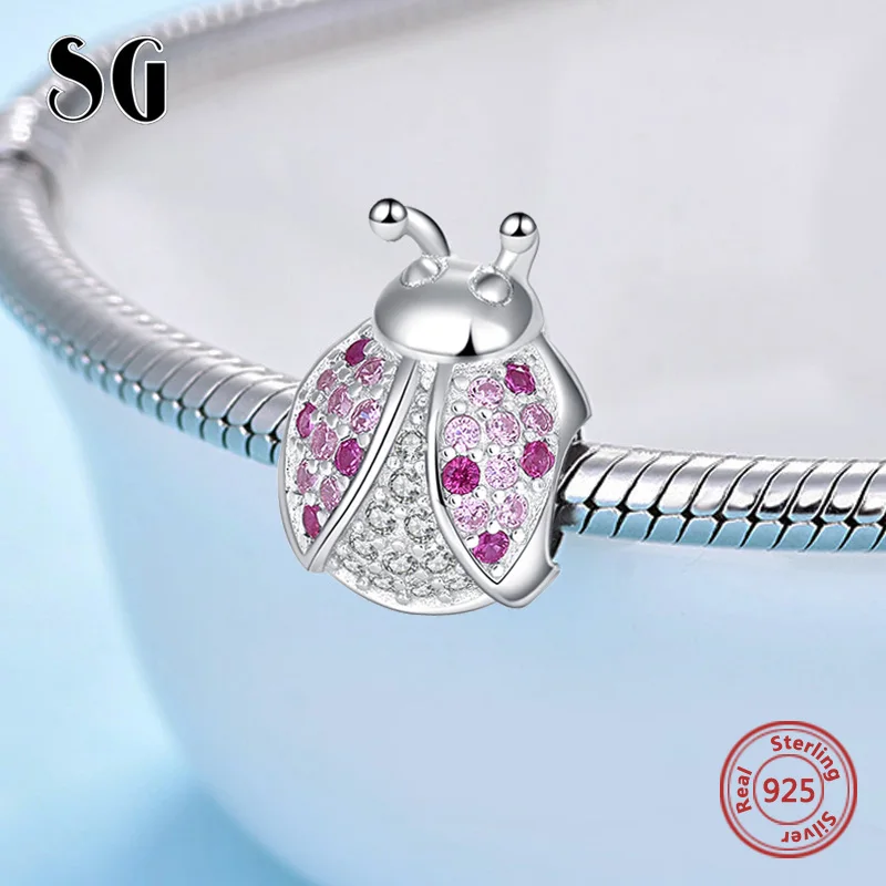 

SG fashion charms pandora silver 925 original cubic zirconia beads for making jewelry bracelets wholesale diy christmas 2019