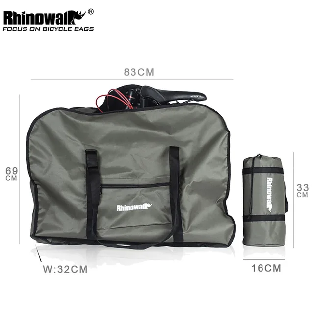 Comprar Mirage Bolsa Para Transporte Bike Bolsa Para. Bicicleta Plegable  16/20 Negro en HBS