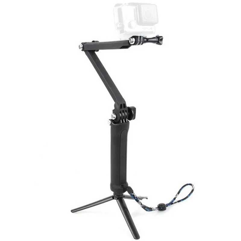 Monopod Selfie Stick Tripod Stand For GoPro Hero 13 12 11 10 9 8 7 6 5 4 Session 3 Black YI SJ4000 EKEN H9R DBPOWER EK5000 AKASO