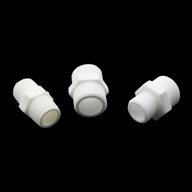 1 2 3 4 1 2 to 3 4 Male Thread Double Male Connector For PVC 1/2'' 3/4'' 1/2'' to 3/4'' Male Thread Double Male Connector For PVC PE PB Various Plastic Pipe Home improvement Pipe Fittings