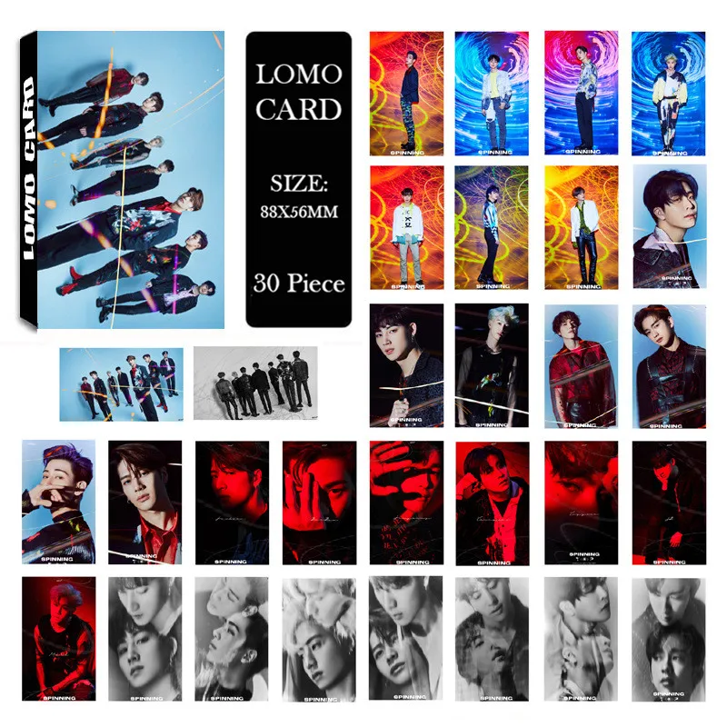 Альбом Youpop KPOP GOT7 ECLIPSE ломо карты новая модная самодельная бумажная Фотокарта