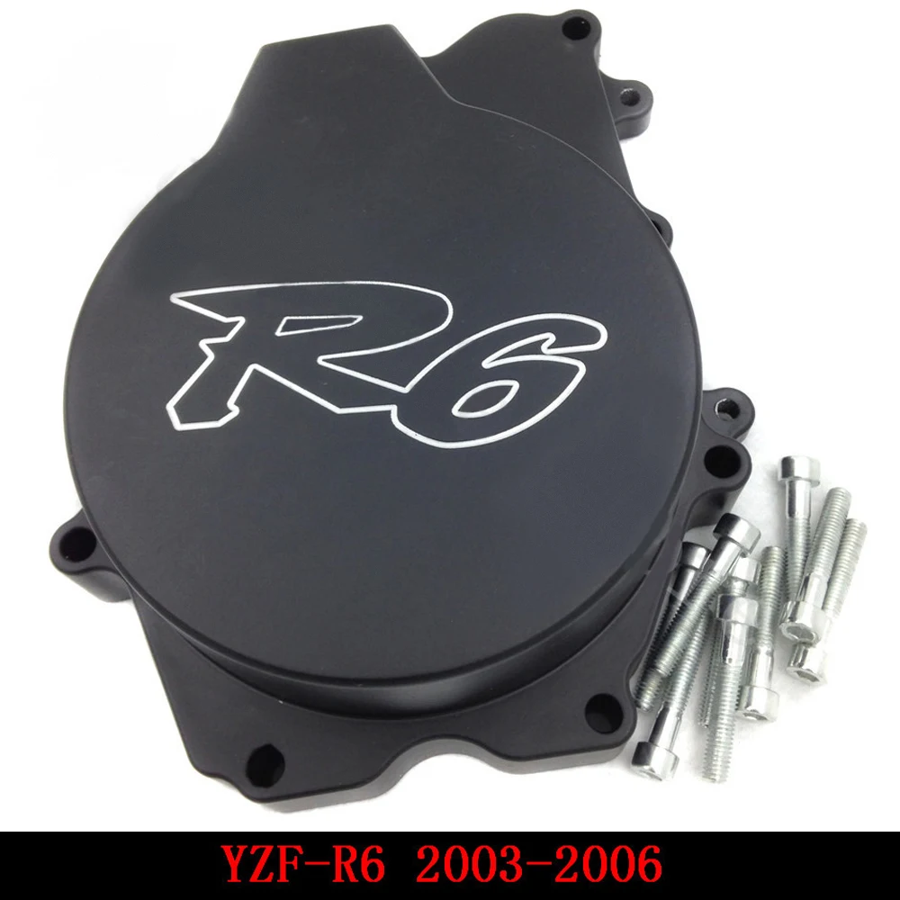 Подходит для Yamaha YZFR6 YZF R6 2003 2004 2005 2006 YZFR6S R6S крышка статора двигателя мотоцикла