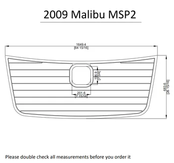 

2009 Malibu MSP2 With Hatch Cut Out Swim Platform Pads EVA Teak Decking