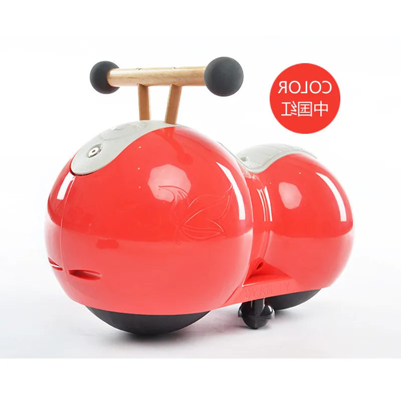 Baby Swing Car Silent Wheel Baby Walker Scooter Peanut Gourd Car Kids Scooter Ride on