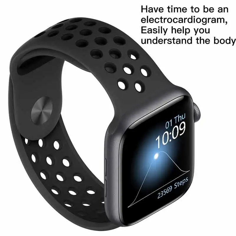 Умные часы W55 44 мм 40 5 Bluetooth Dail Call беспроводное зарядное устройство Smartwatch ЭКГ