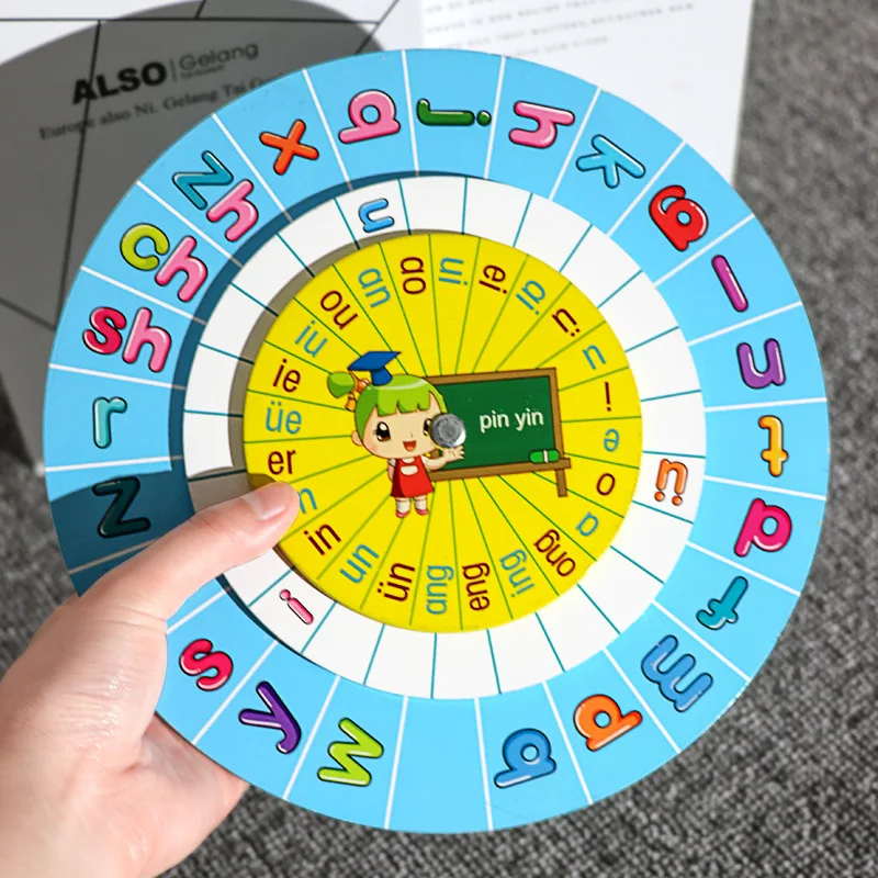 

Pinyin Useful Product Turntable Kindergarten Early Childhood ENLIGHTEN Learn Pinyin Children Primary School First Grade Spelling