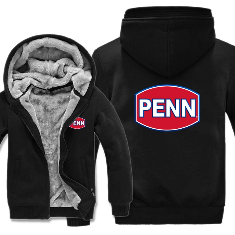 Tanio Penn bluzy męskie modny płaszcz sweter polarowa podszewka Penn