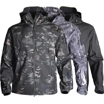 

Camouflage Tactical Army Jacket Waterproof Outdoor Military Hiking Hunting Clothes Shark Skin Windproof Jackets