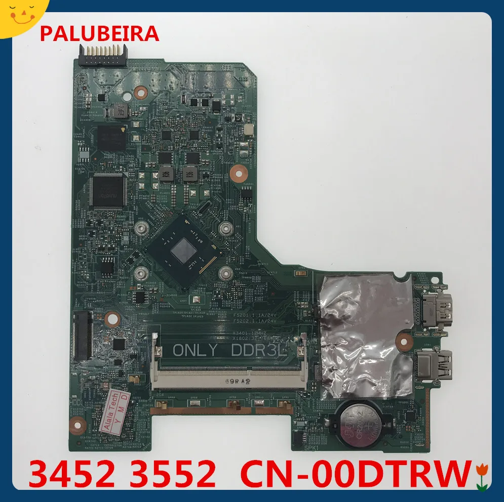 CN-00DTRW ноутбук материнская плата для Dell 3452 3552 материнская плата с SR29H(N3050u) Процессор 00DTRW 0DTRW Ирис BSW MB 14279-1 ПРБ: 896X3