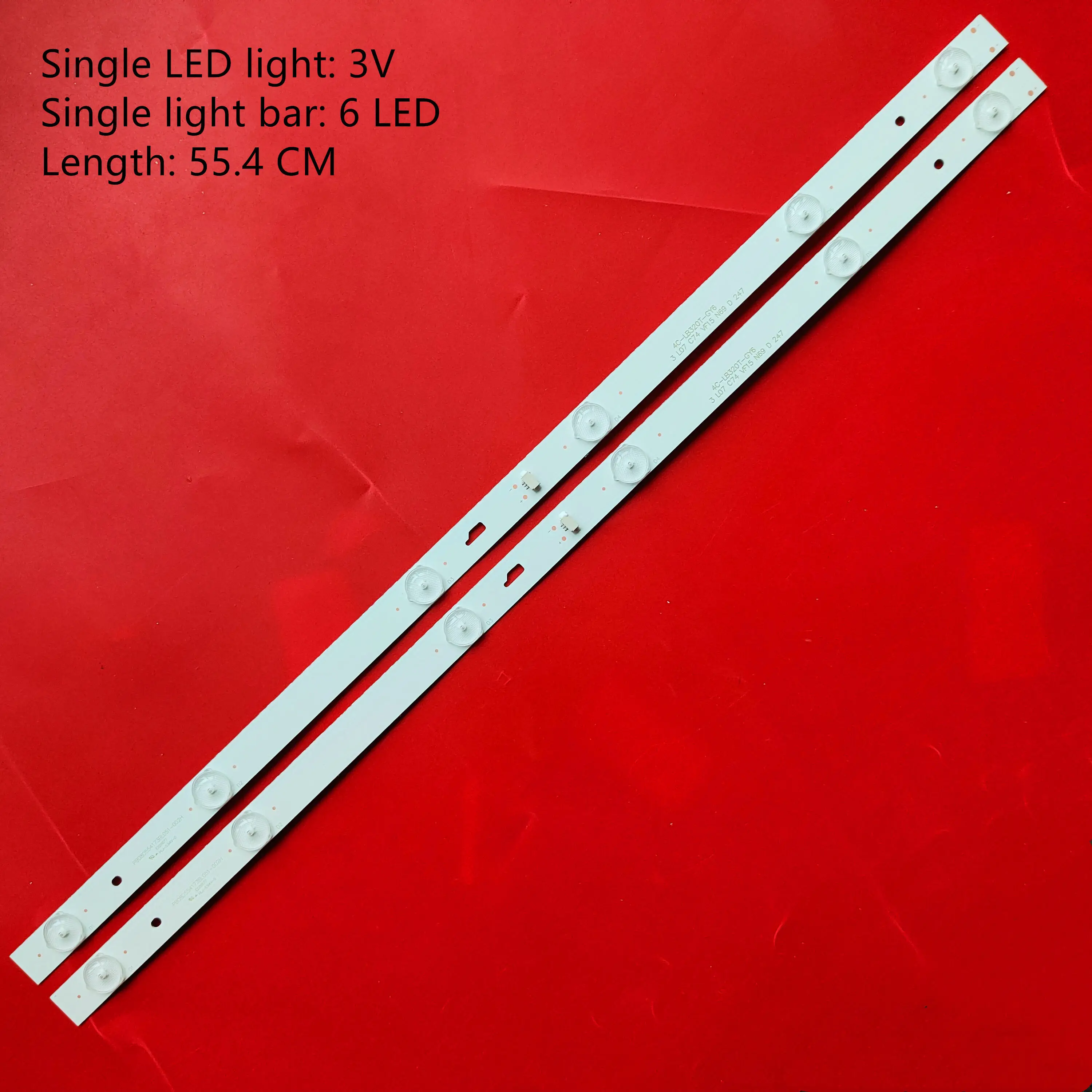 1 комплект = 2 шт. светодиодная подсветка W32Sled для экрана 4 lb320t jf3 4C LB320T GY6 LVW320CSDX E13 V57