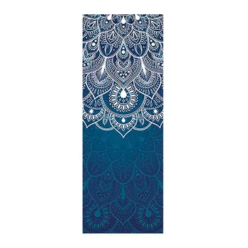 

1.5mm Ultra Thin Printed Suede Yoga Mat Pad Non-slip Slimming Exercise Fitness Gymnastics Mat Body Building Esterilla Pilates