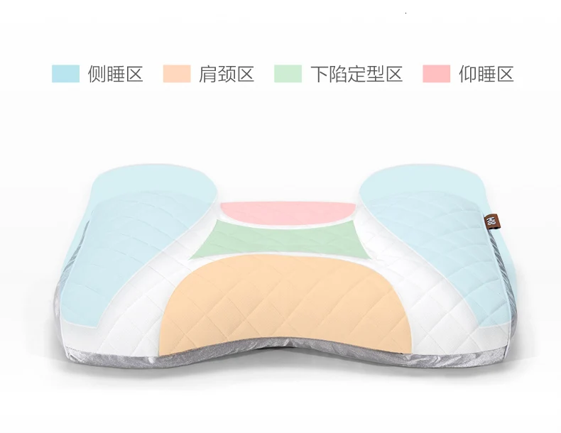 Примитивная Xiaomi 8H прохладное ощущение медленно восстанавливает память хлопок подушка супер мягкая Антибактериальная Подушка Нижняя Шея