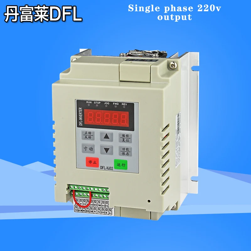 

Frequency Converter Single Phase 220v for Pump 1 Phase Fan Motor Speed Controller Inverter 400w DFL200N-HJ02S1-0R4