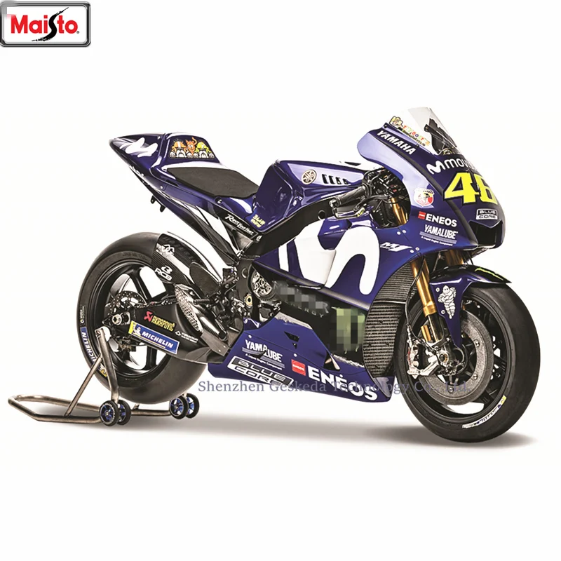 Гоночная команда Maisto 1:18 Yamaha 2018 Champion 46 оригинальная Авторизованная модель