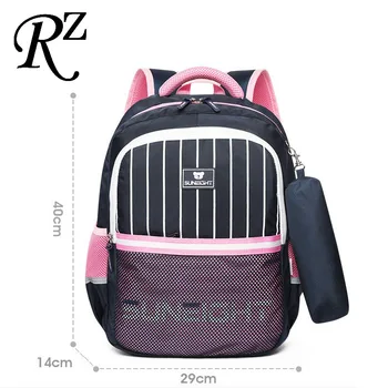 

Striped kids backpack Protecting the spin school bags Multilayer space children backpacks Waterproof kids bags high-capacity bag