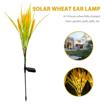 

2x Solar LED Lights Waterproof Outdoor Lawn Decorative Lamp for Pathway Street Solar Bollard Light Led Solar Stick Lights