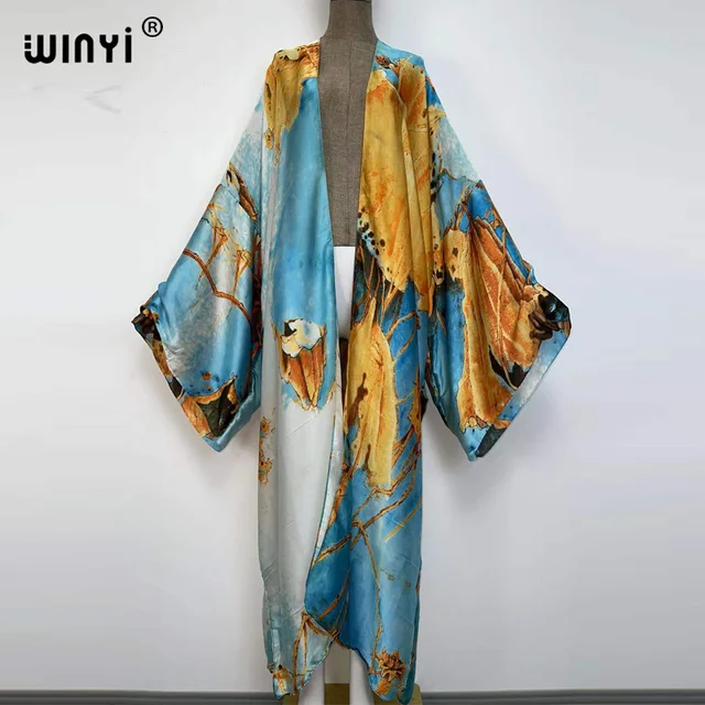 Europe WINYI new tunic bikini sweet lady pink boho Cardigan stitch Cocktail sexcy Boho Maxi Holiday Batwing Sleeve KIMONO mujer 57