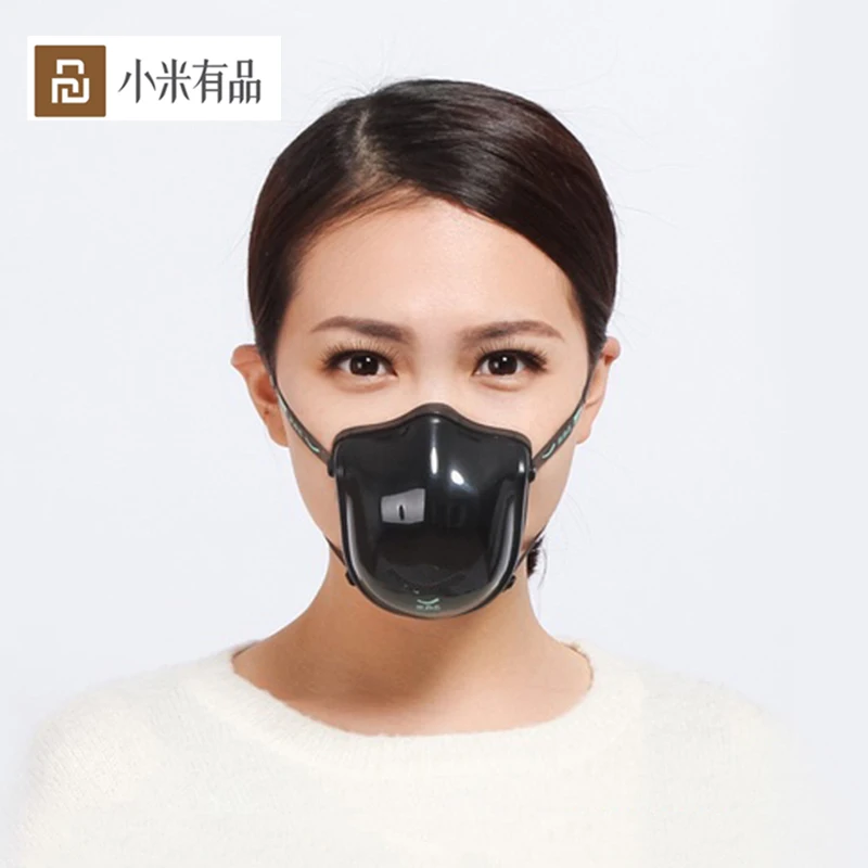 

Xiaomi Youpin Q5Pro Electric Face Masks PM2.5 Anti-haze Dust Pollution Filter Provides Active Air Supply Protection Respirator