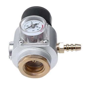 

0-90 PSI CO2 Regulator Soda Pressure Gauge CO2 Charger Draft Beer Kegerator Soda Brewing Regulator