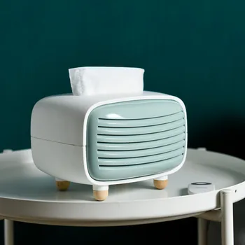 

Tissue Box Living Room Creative Faux Radio Tissue Box Household Removable Desktop Simple Paper Towel Storage Box