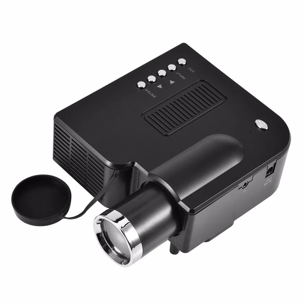 

1080P HD Mini Home LED Theater Projector 4 : 3 / 16 :9 HDMI Projector Media Player Portable Video Conference System US/EU/UK/AU