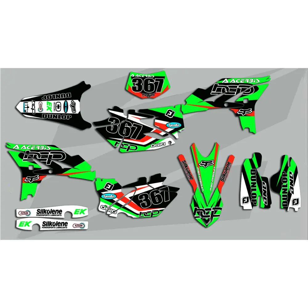 

New Full Graphics Decals Stickers Custom Number Name Glossy Bright Stickers Waterproof for YAMAHA WR450F 2012-2015