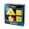4pcs Speed Cube Set Moyu MofangJiaoshi 2x2 3x3 4x4 5x5 Meilong Magic Cube pyramid skew Megaminx SQ1 Packing Educational Toys 6