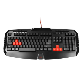 

Mars Gaming MK1US, membrane PC keyboard, Anti-ghosting capability, USB, Gamer keyboard, Layout US