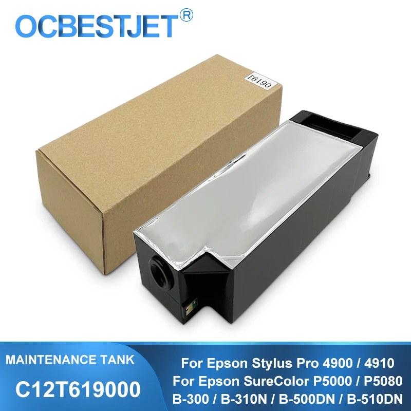 T619000 T6190 бак чернил для Epson SureColor P5000 P5080 Stylus Pro 4900 4910 B-300 B-310N B-500DN B-510DN принтер |