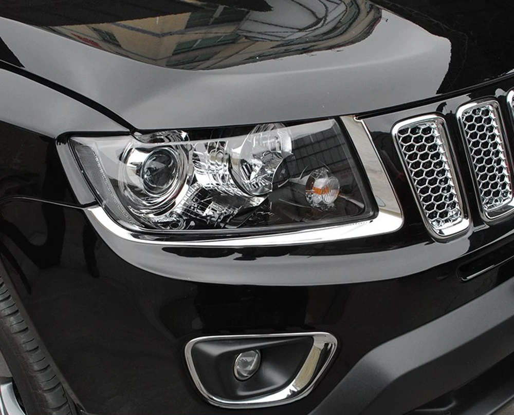 Для Jeep Compass 2011 2012 2013 фары автомобиля прозрачные линзы автомобильный брелок крышка