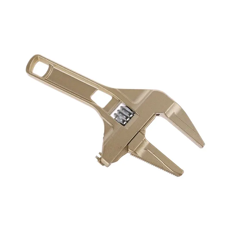 

Universal Spanner Aluminium Alloy Large Open End Adjustable Wrench Repair Tool for Water Pipe Screw Bathroom CORC
