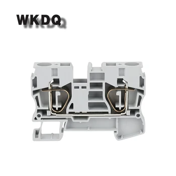 

10pcs ST-10 Wire Conductor Universal Spring-cage Connection Din Rail Terminal Block Connector ST10 WONKEDQ