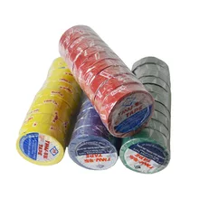 Электрик клейкая лента термостойкая цветная резиновая вязка хорошая стрейч пленка бинт ПВХ электроизоляционная лента 0402000