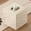 European Wooden Tissue Box Dining Table Napkin Holder Living Room Decorative Tissues Organizer Home Decoration Napkins Boxes 1