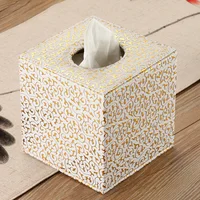 European Wooden Tissue Box Dining Table Napkin Holder Living Room Decorative Tissues Organizer Home Decoration Napkins Boxes 1