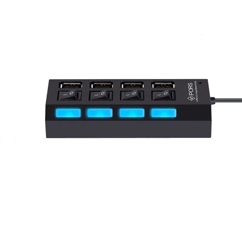 4-портовый независимый переключатель usb-хаб с подзарядкой от USB разветвитель usb c концентратор для macbook pro Ноутбук Тип c концентратор Мульти usb 2,0