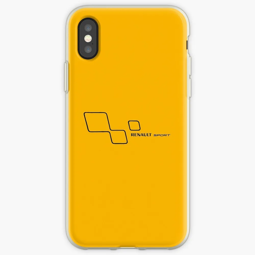 Renault Sport Прозрачный чехол для Apple iphone X XSMAX XR чехол для iphone 6 6s 5 5S 7plus 8plus iphone 7 8 чехол
