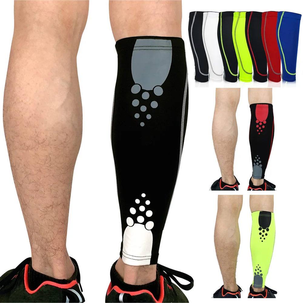 Compression Calf Sleeve Promotes Blood Flow Support Leg Protector Dots Wrap Guard Outdoor Sports gym |