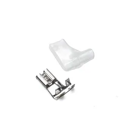 50PCS Insulated Male Female Wire Connector 2.8/4.8mm Flag terminal Electrical Wire Crimp Terminals Spade Connectors Assorted Kit