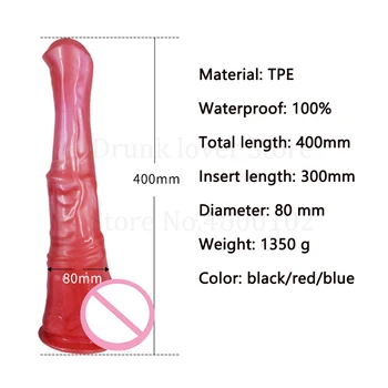 Silicon 40CM Super Huge Animal Vagina Scale Dildo Sex Toys For Women Men Anal Plug Prostate Massage Butt Plug Anus Masturbation 6